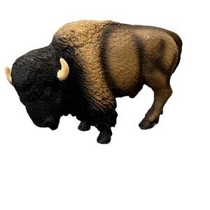 Schleich Brown American Buffalo Bison Animal Figure 2004
